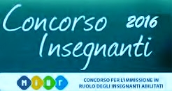 concorso scuola 2016