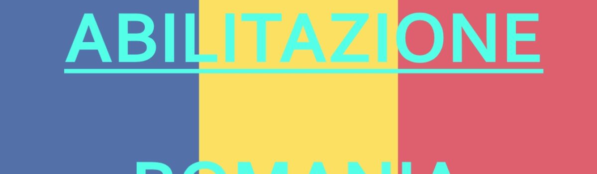 I TITOLI CONSEGUITI IN ROMANIA NON SONO VALIDI …