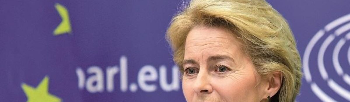 URSULA VON DER LEYEN presidente della commissione europea  risponde all’appello di Misaggi